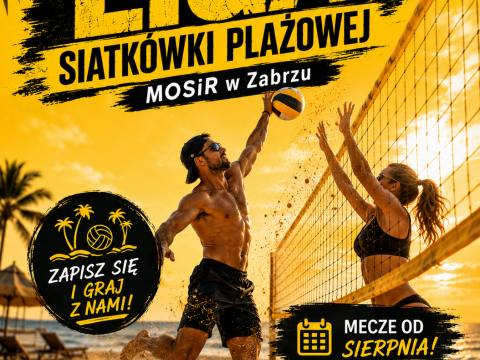 Amatorska Liga Siatk&oacute;wki Plażowej MOSiR w Zabrzu. Wakacyjna rywalizacja na piasku.